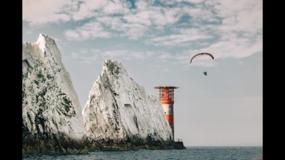 Flying to the Isle of Wight on a Paramotor AND surfing back!