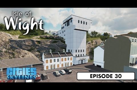 Cliff top lift – Cities: Skylines: Isle of Wight – 30