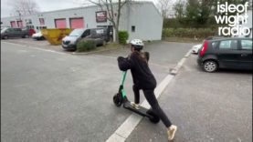 Isle of Wight Radio's Iona has been trialling the Beryl E-scooters!